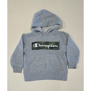 4T Champion Gray and Camo Hooded Sweatshirt